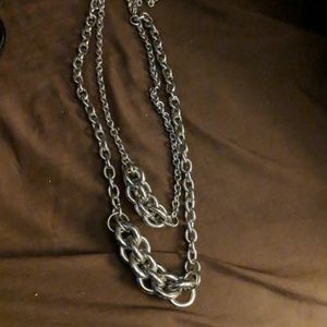 Heavy sliver necklace